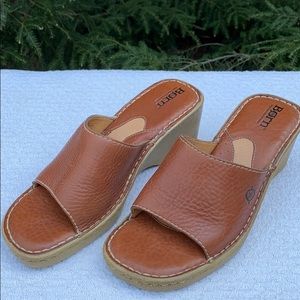 Born Cinnamon Leather Sandals